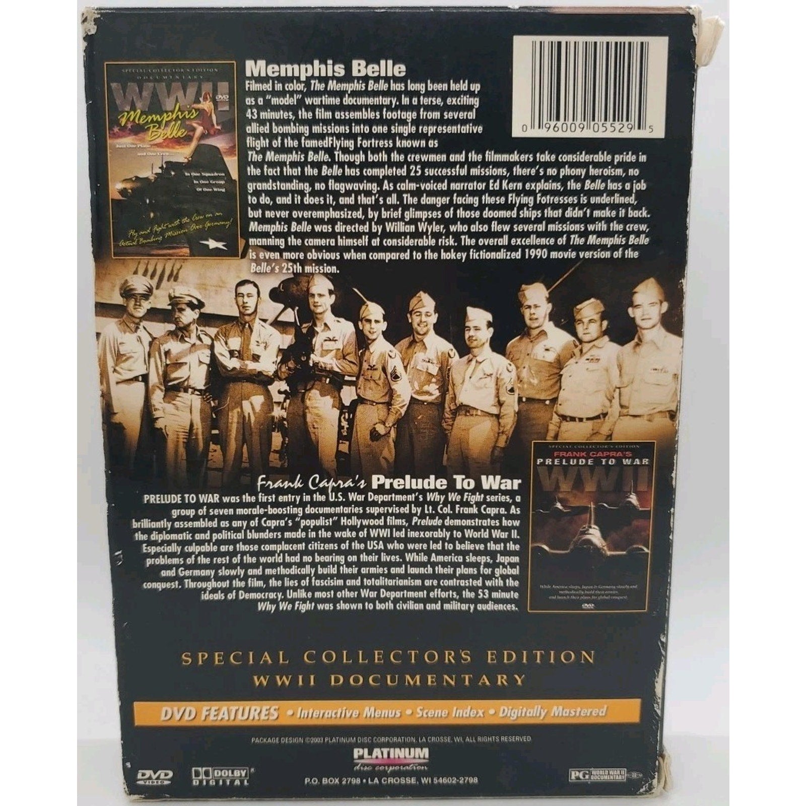Memories of War - Prelude to War/Memphis Belle (DVD)