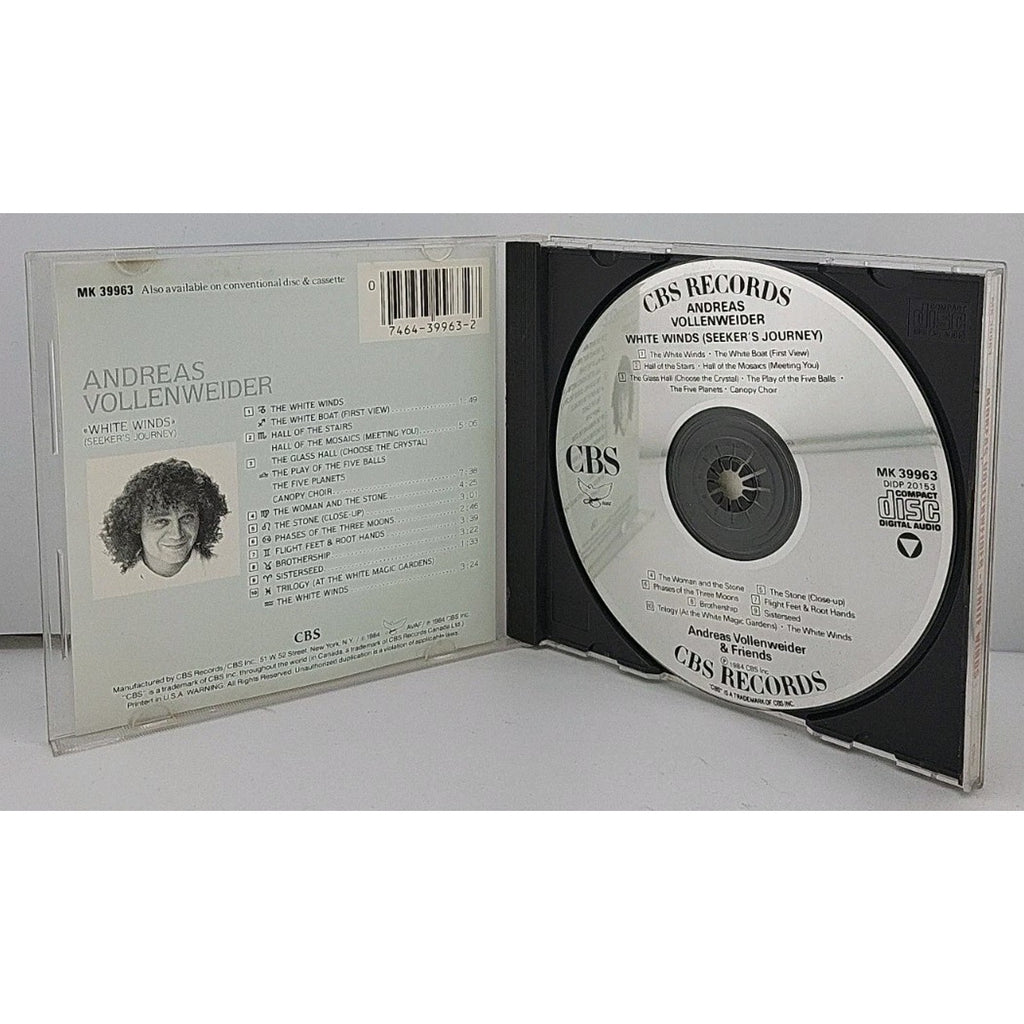 White Winds by Andreas Vollenweider (CD, 1990)