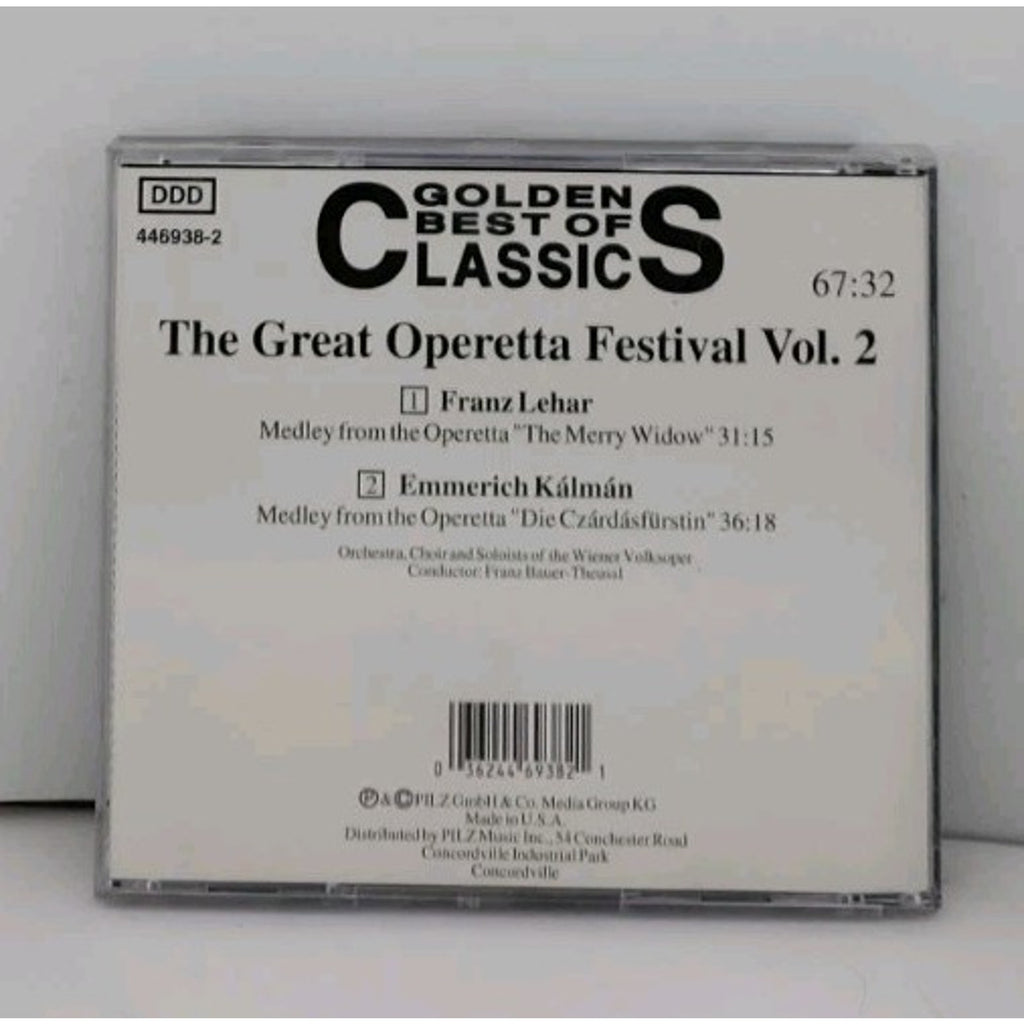 The Great Operetta Festival Vol2 - Audio CD