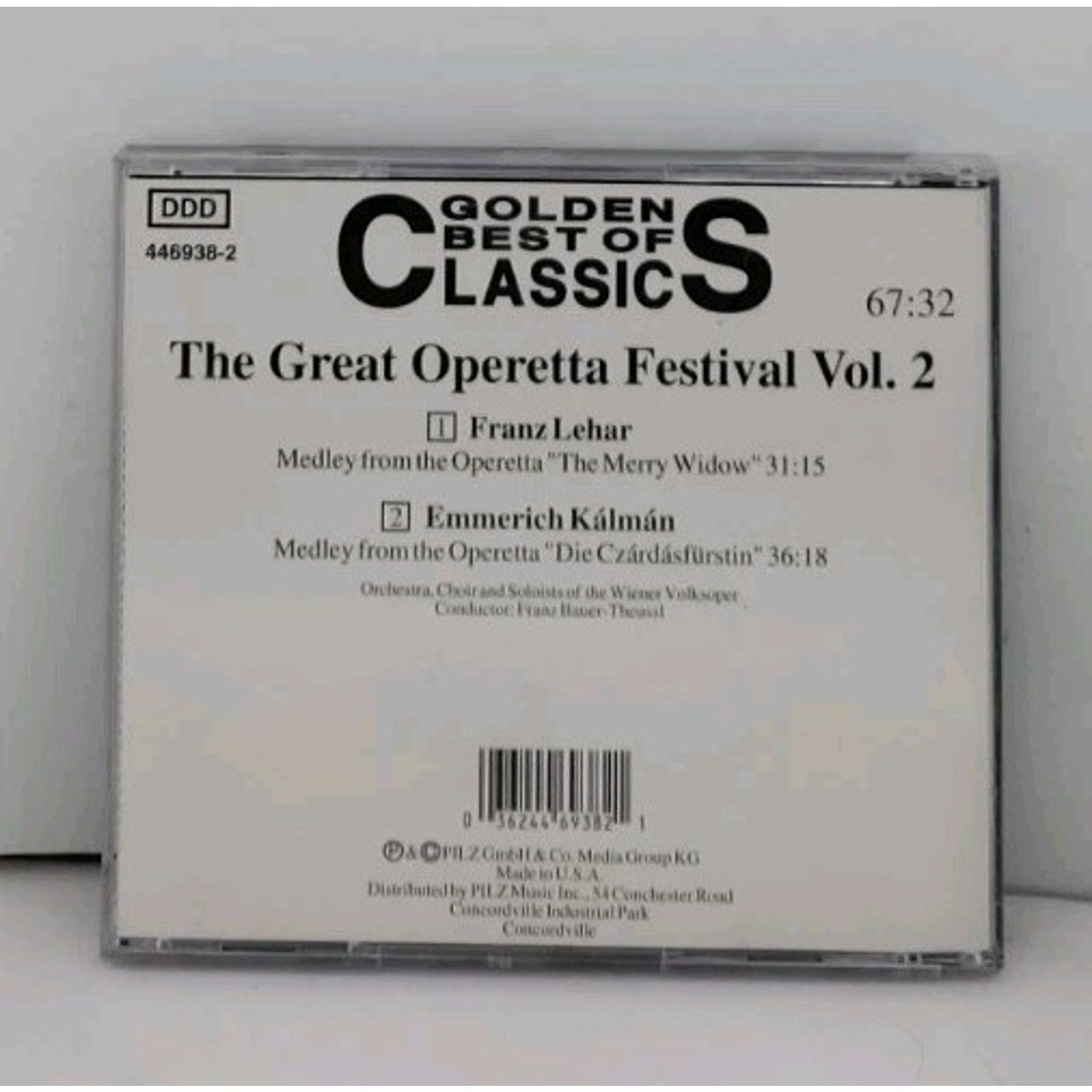 The Great Operetta Festival Vol2 - Audio CD