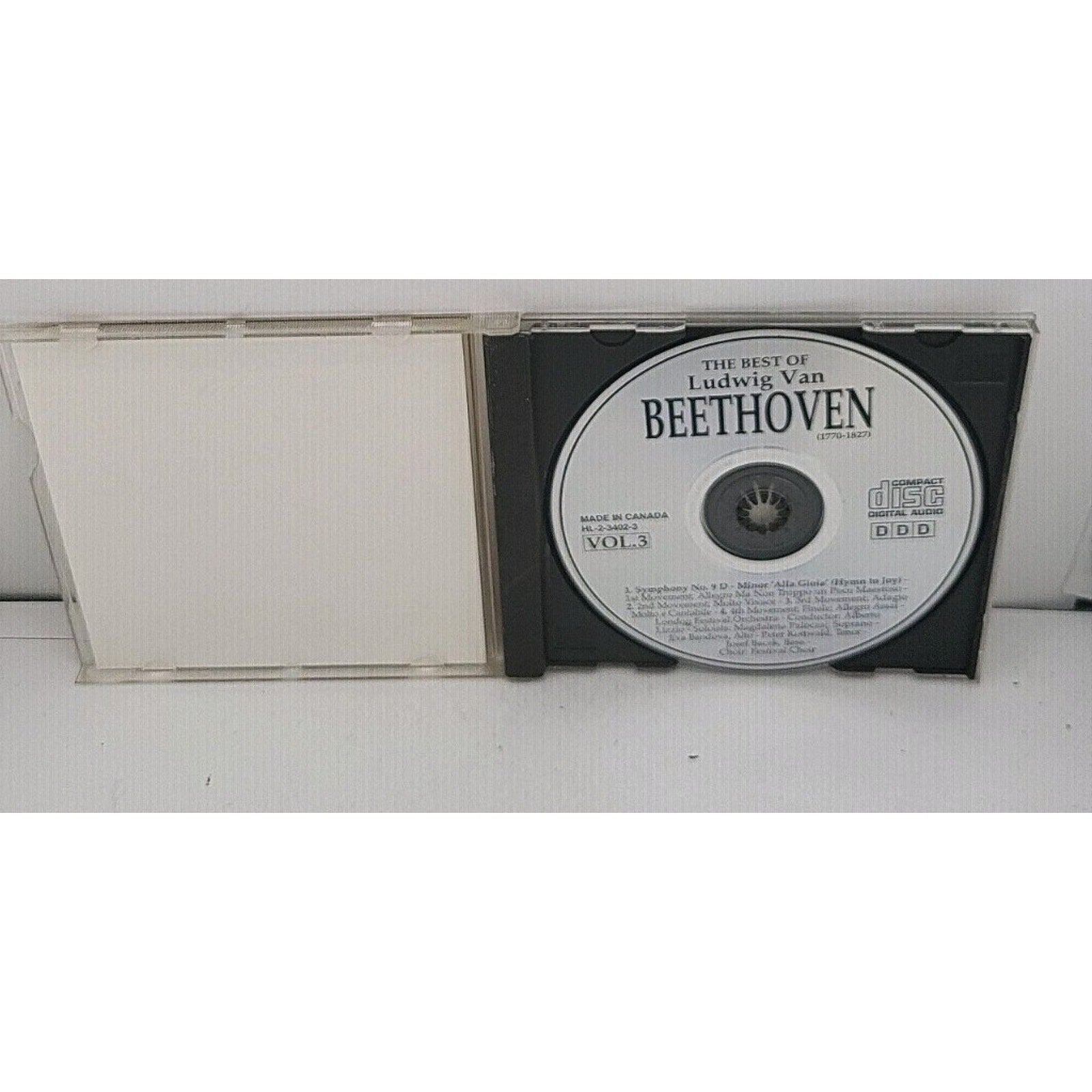 The Best Of Ludwig Van Beethoven Vol. 3 1993 symphony No. D Minor Hymn to Joy