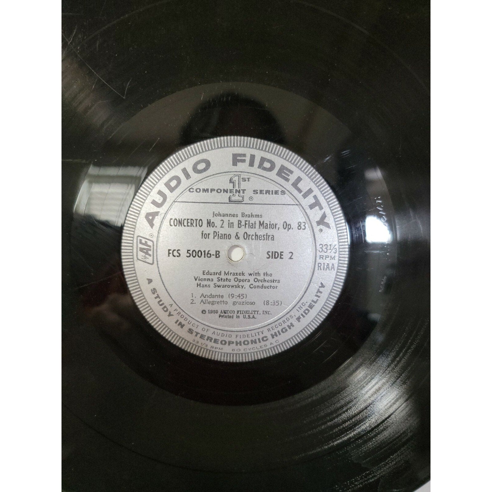 Johnny Brahms Concerto No.3 In B-Flat Major (Vinyl)