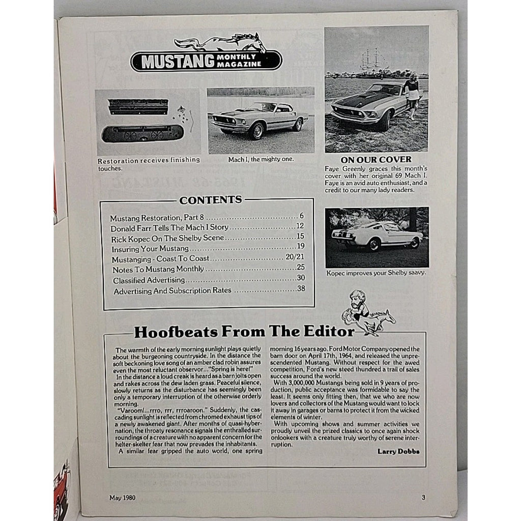 Mustang Monthly Magazine - May 1980 - Vol. 3 No. 4