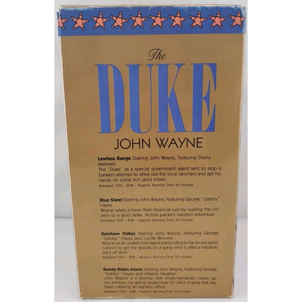 John Wayne Best of the West Classics Set of 4 VHS