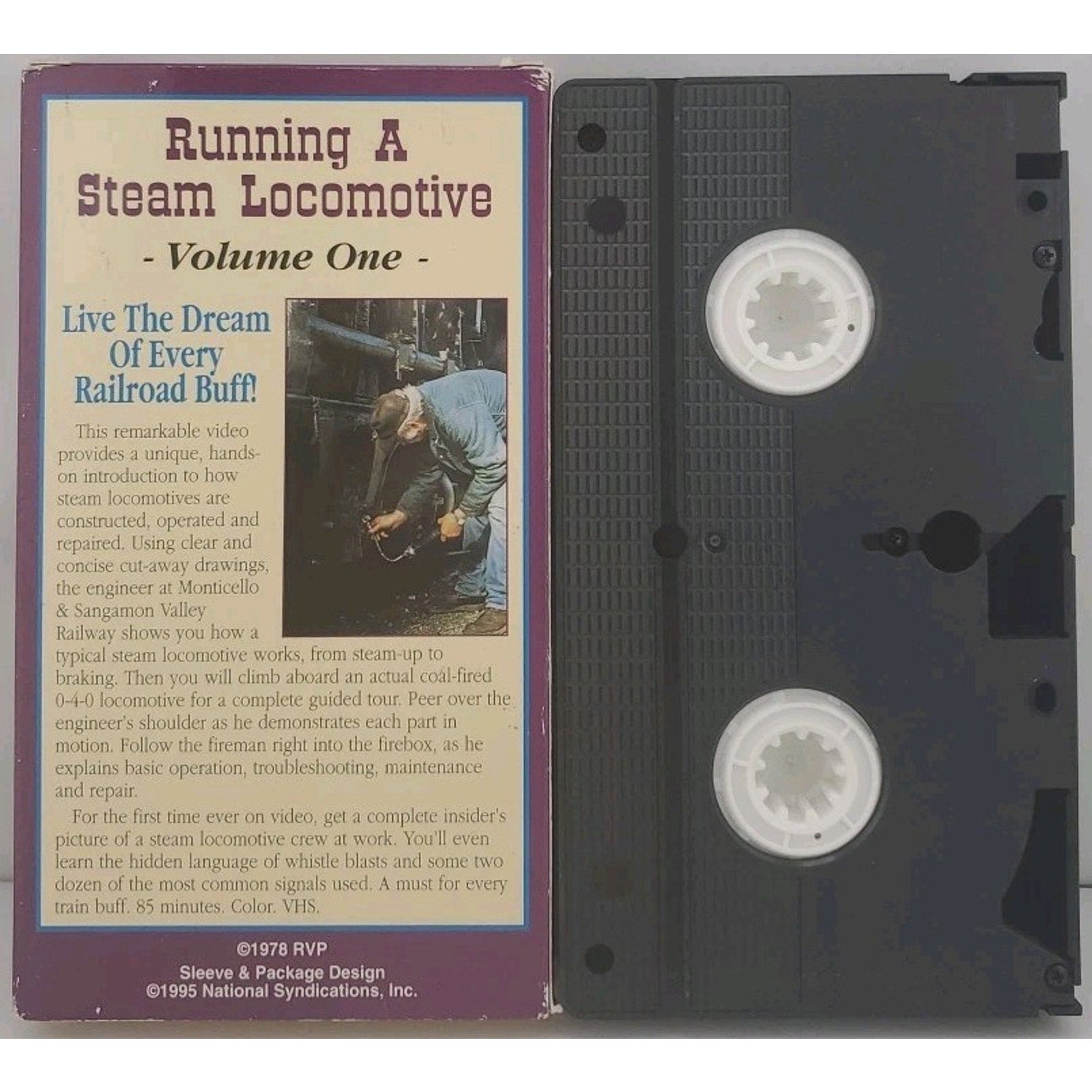 Running A Steam Locomotive (VHS)