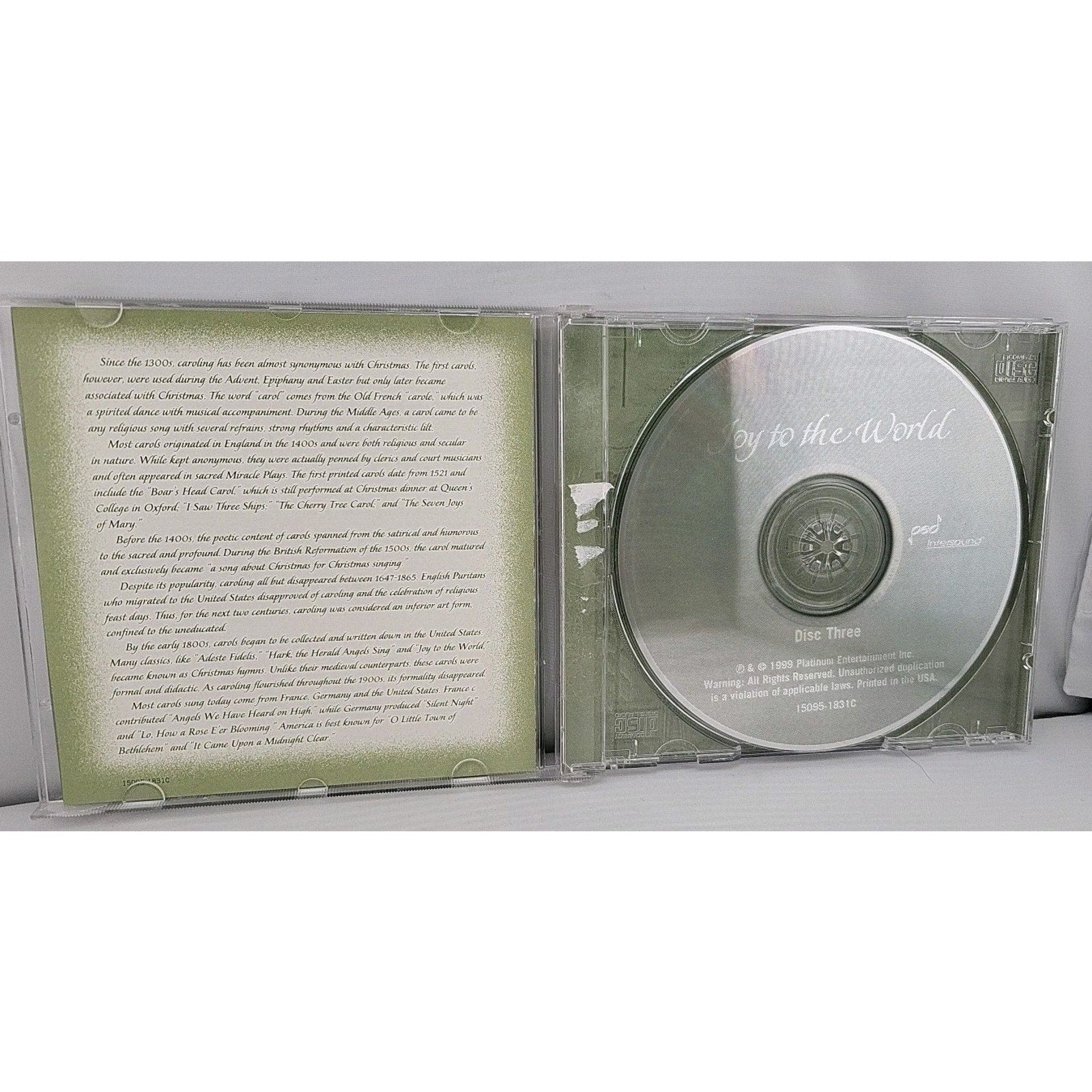 Joy To The World Disc 3 CD