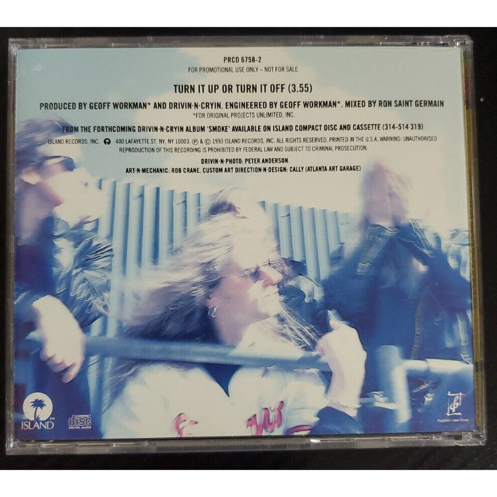 Drivin-N-Cryin Turn It Up Or Turn It Off (CD)