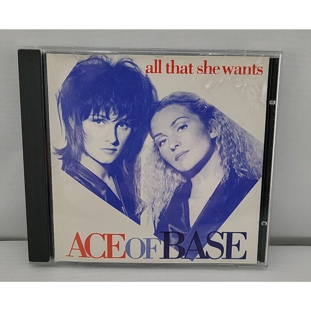 All That She Wants [US CD Single] [Maxi Single] by Ace of Base (CD, Sep-1993,...