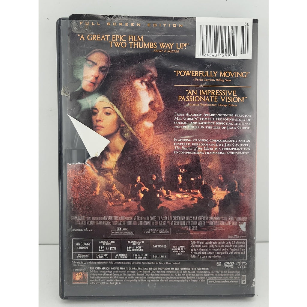 The Passion of the Christ (DVD, 2004)