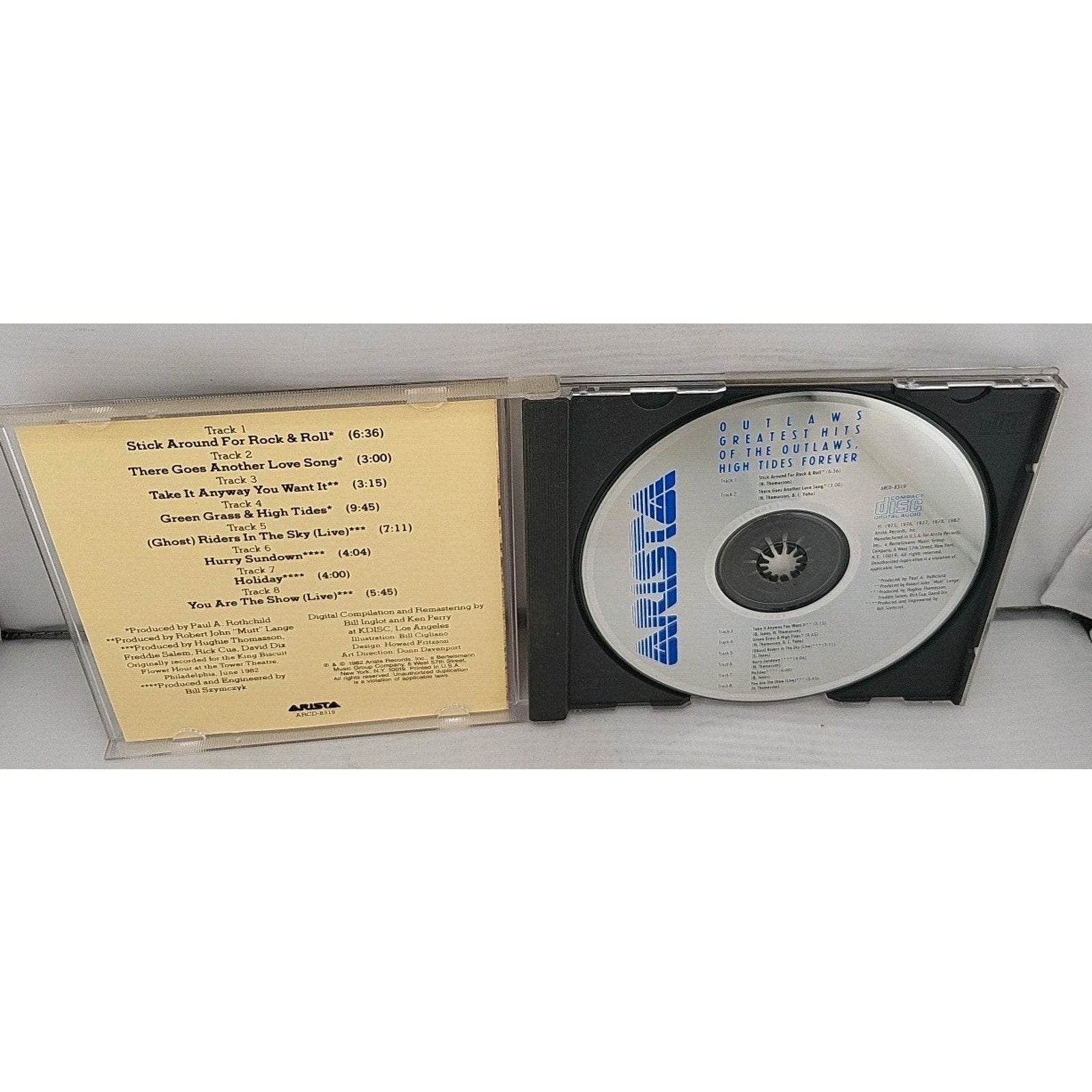 Greatest Hits of the Outlaws/High Tides Forever by The Outlaws (CD, Oct-1990,...