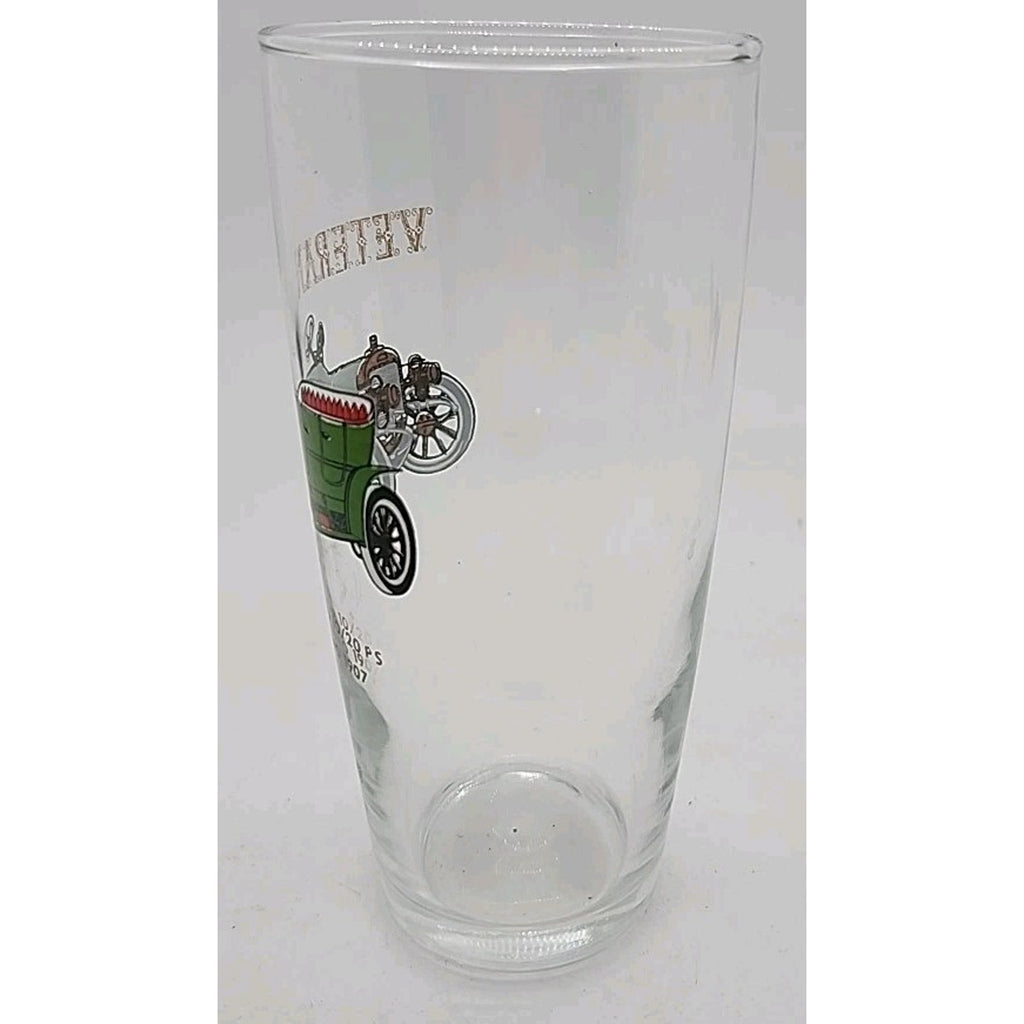 Set Of 5 Vintage Veteran Classic Car Glasses Early 1900s Cars