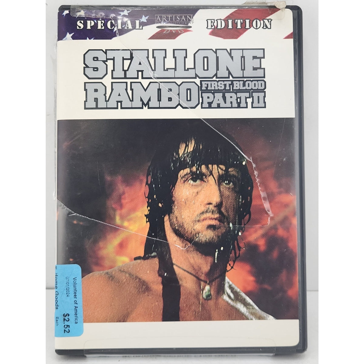 Rambo-First Blood 2 (1985) (DVD, 1985)