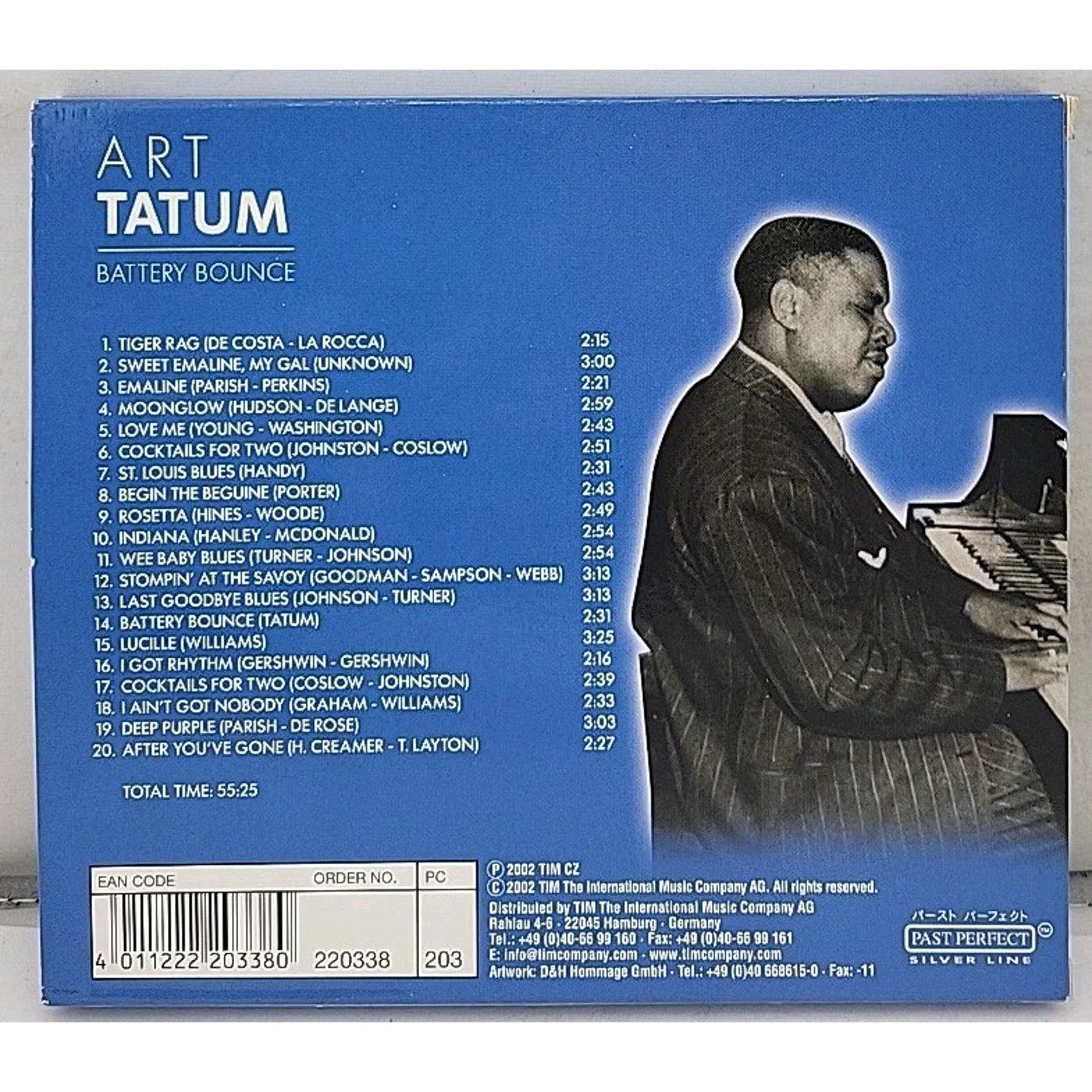 Art Tatum Battery Bounce CD German Import HTF OOP 20 Tracks