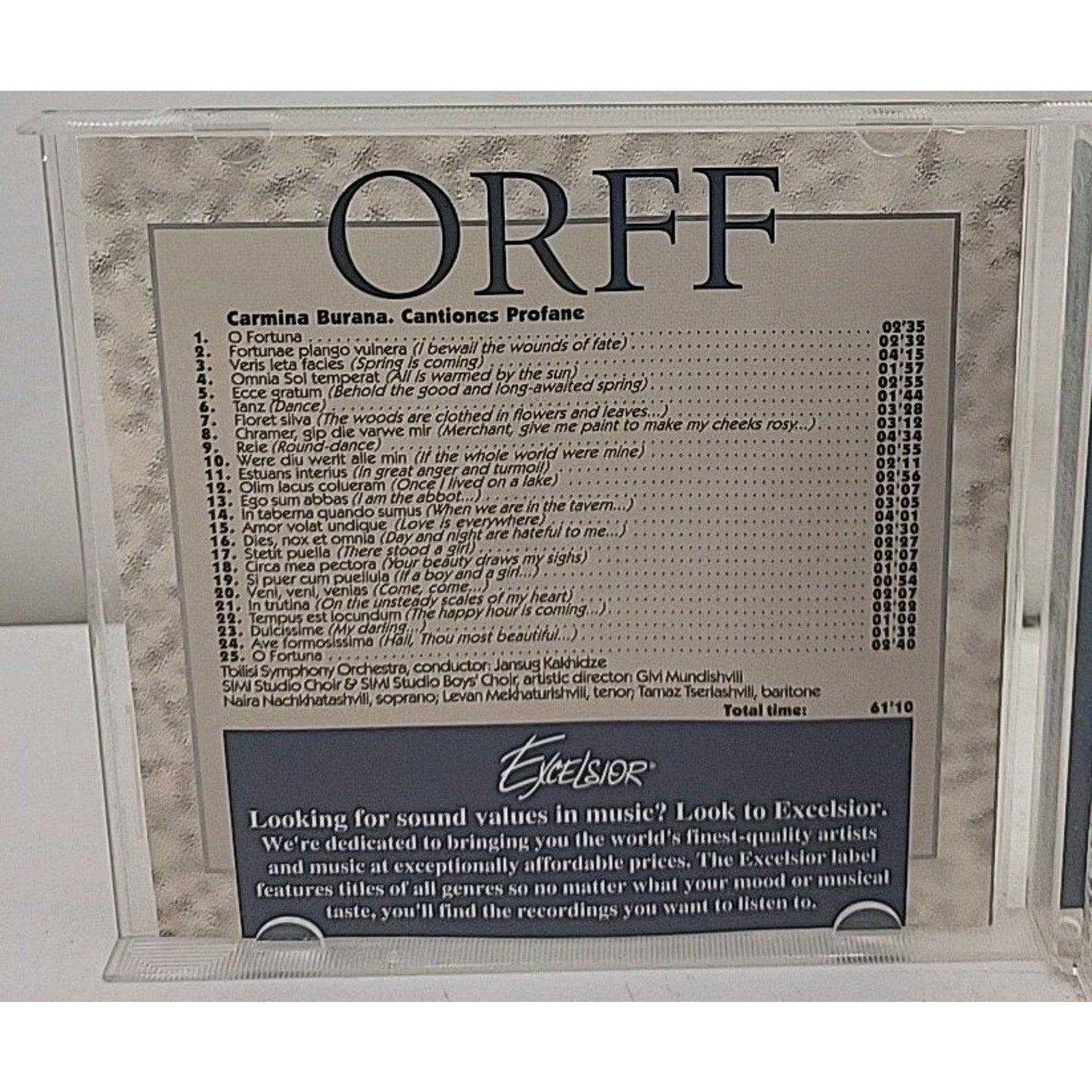 Orff Carmina Burana - CD
