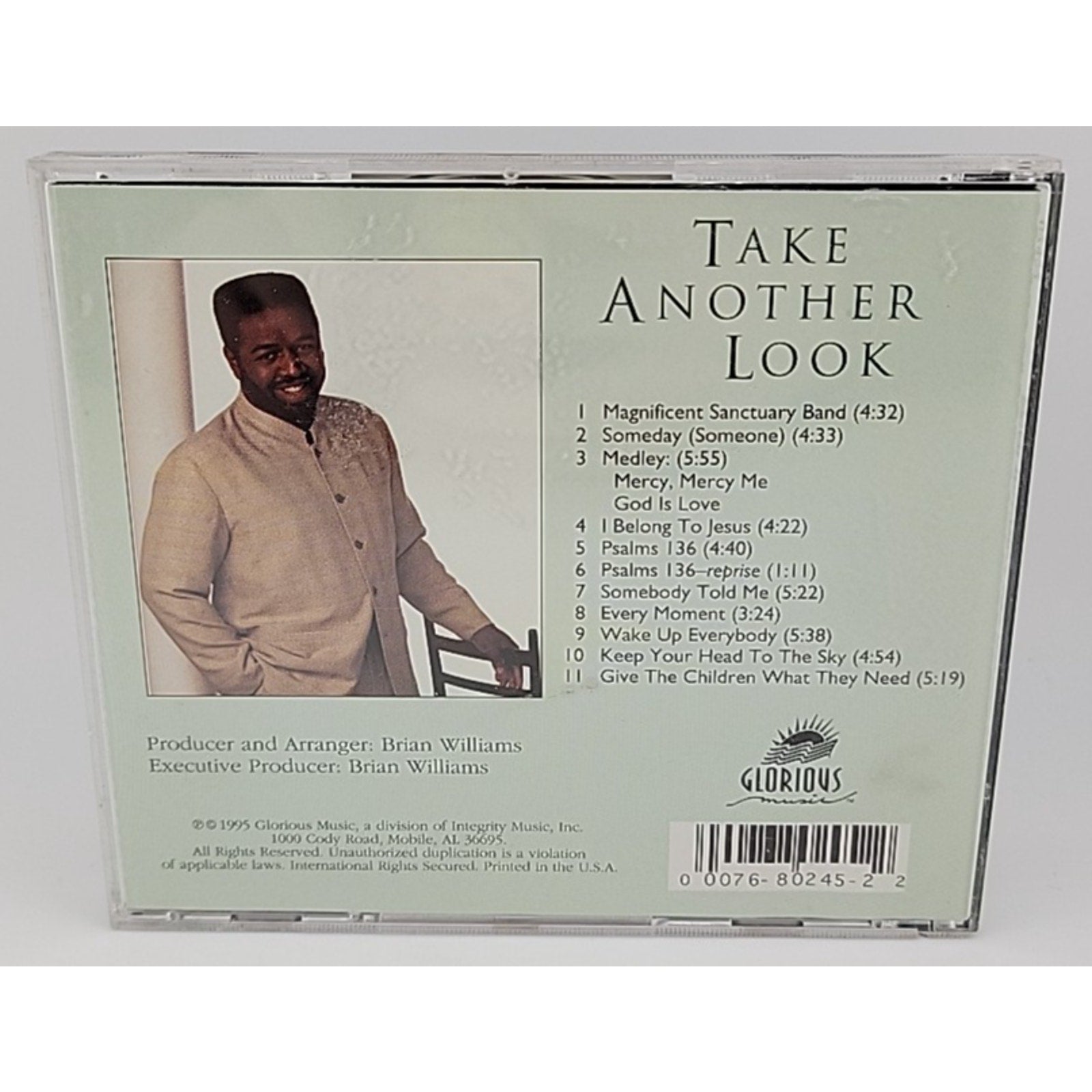 Take Another Look by Brian Williams (Sax/Flute) (CD, Feb-1996, Glorious Music)