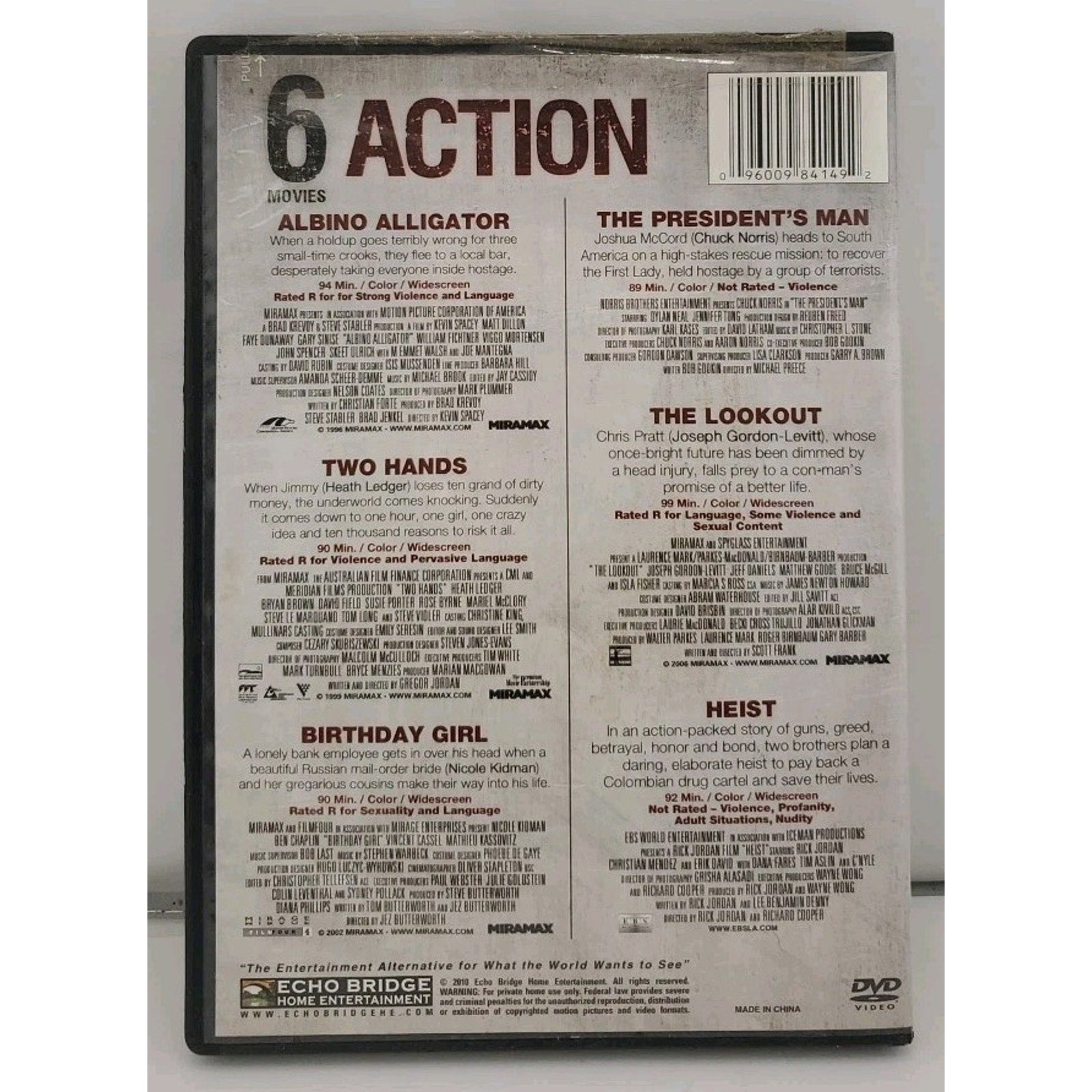 6-Film Action Set (DVD)