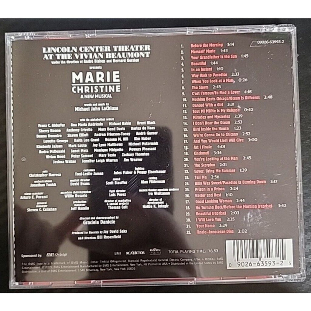 Various Artists : Marie Christine (1999 Broadway Cast) CD