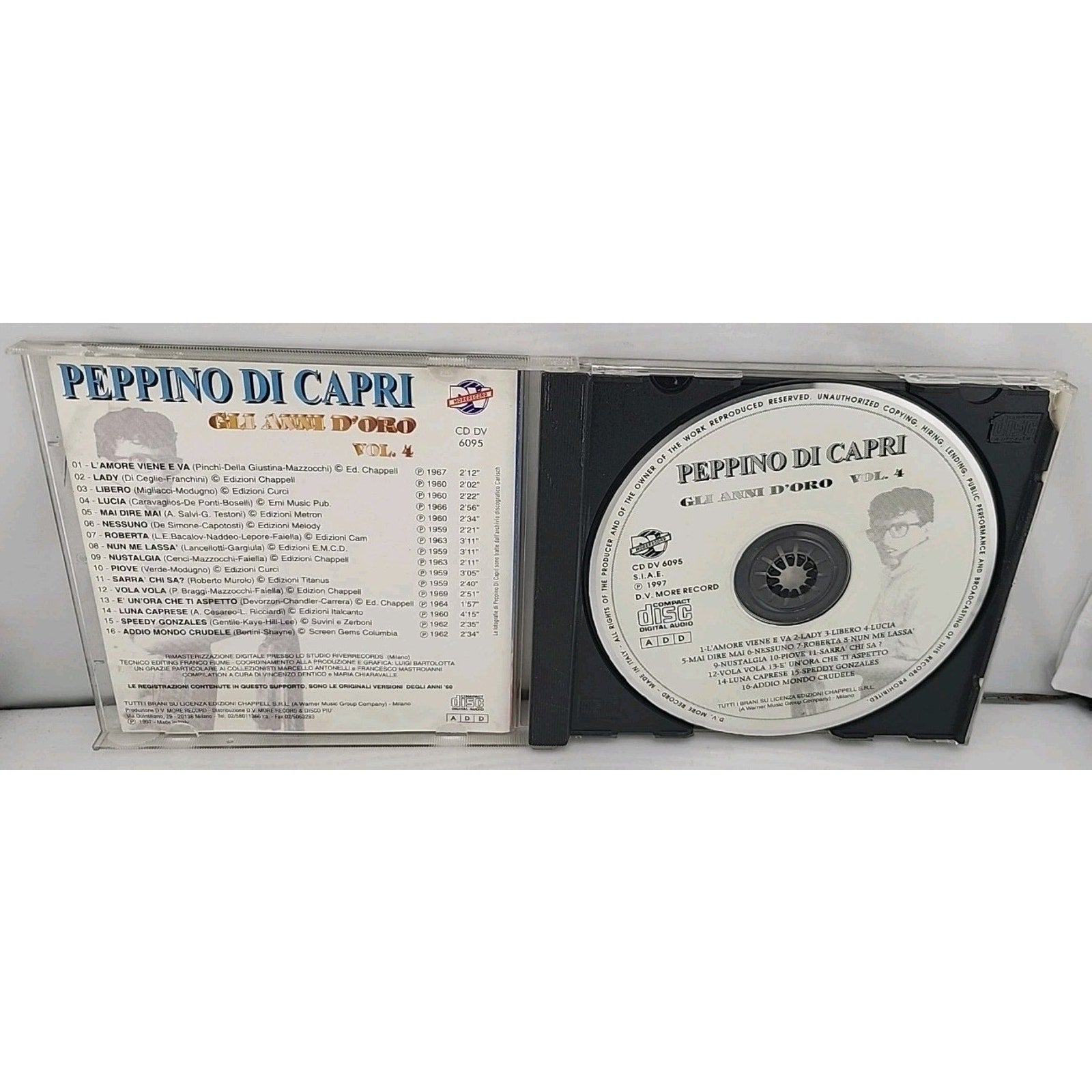 Peppino Di Capri Gli Anni D'Oro Vol. 4 (CD D.V. More Records 1997)