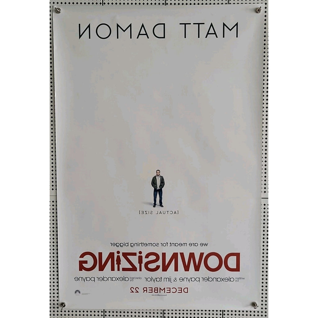 Downsizing Movie Poster 2 Sided Original Advance 27x40