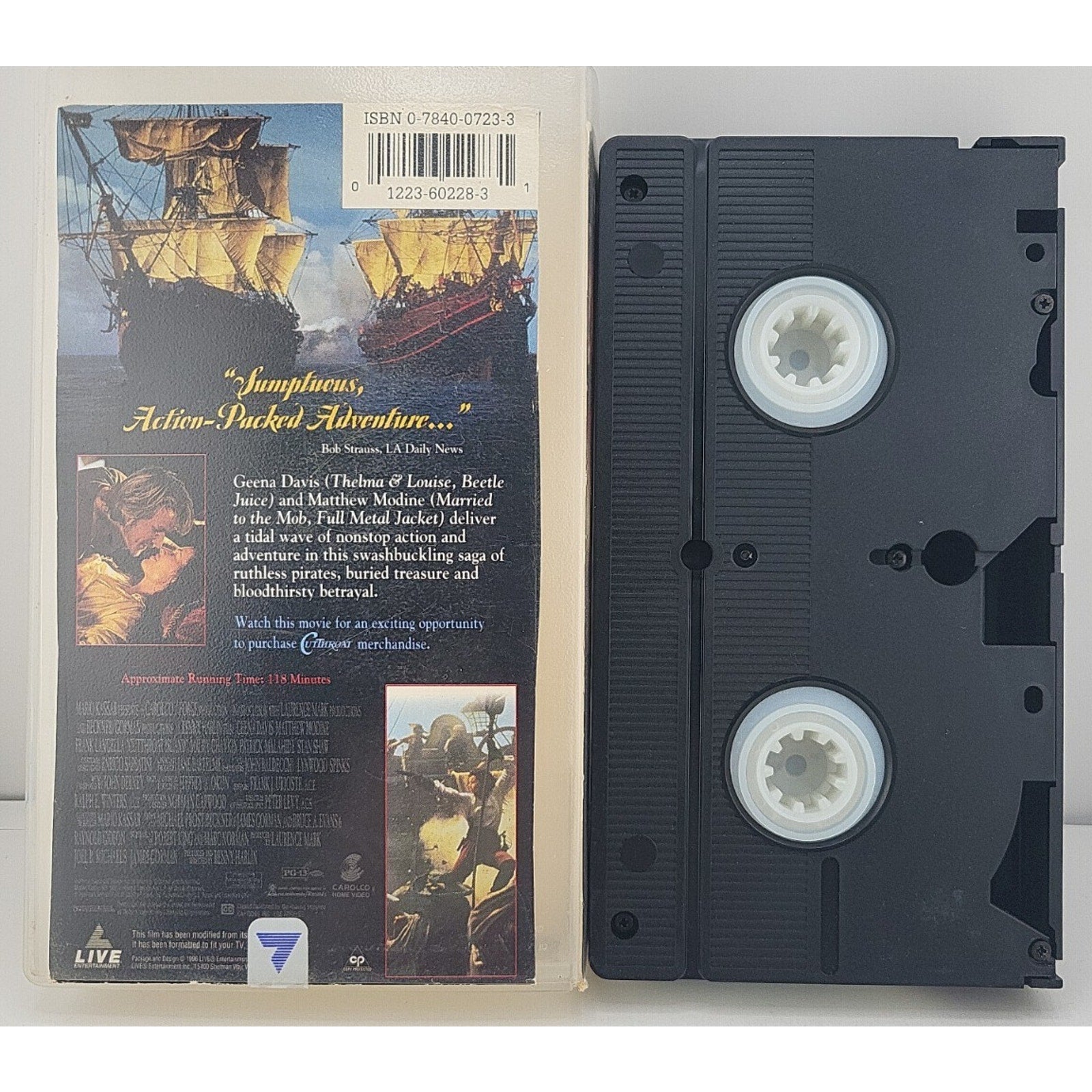 Cutthroat Island (VHS, 1996)