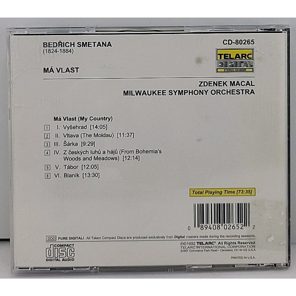 Ma Vlast by Zdenek M Cal (CD, 1992)