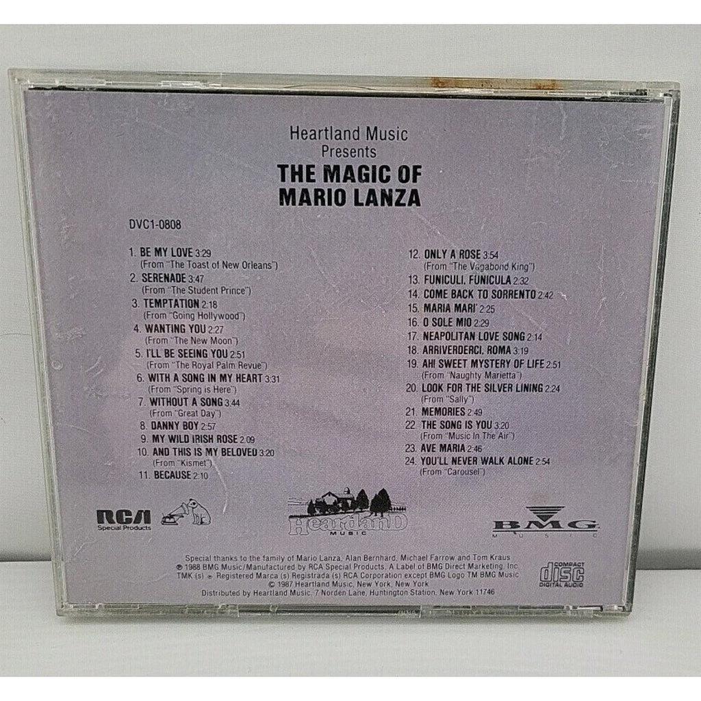 Heartland Music The Magic Of Mario Lanza CD