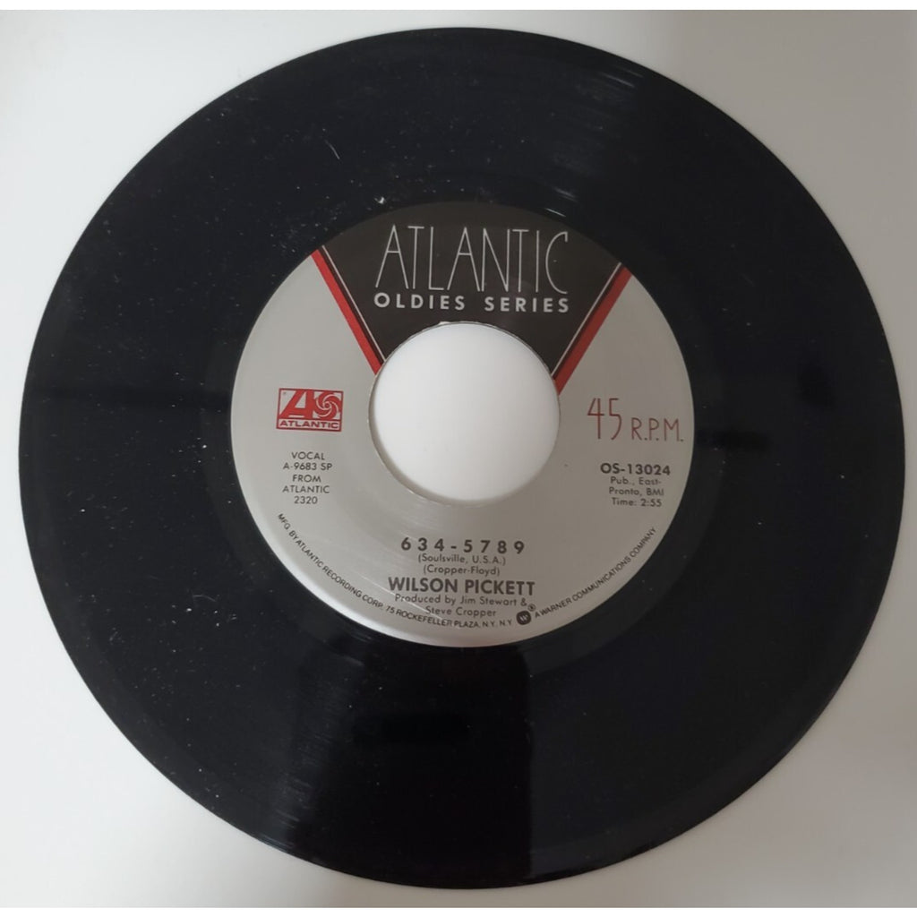 Wilson Pickett - 634-5789 - 45RPM Record - Singles