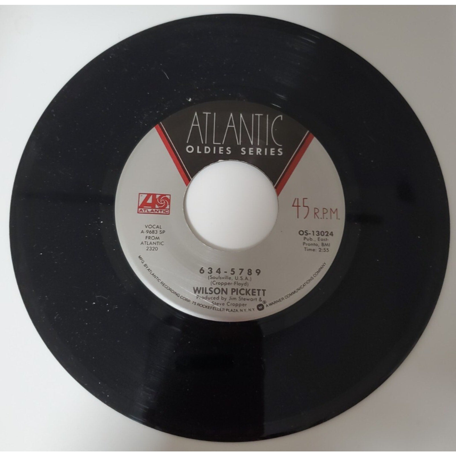 Wilson Pickett - 634-5789 - 45RPM Record - Singles