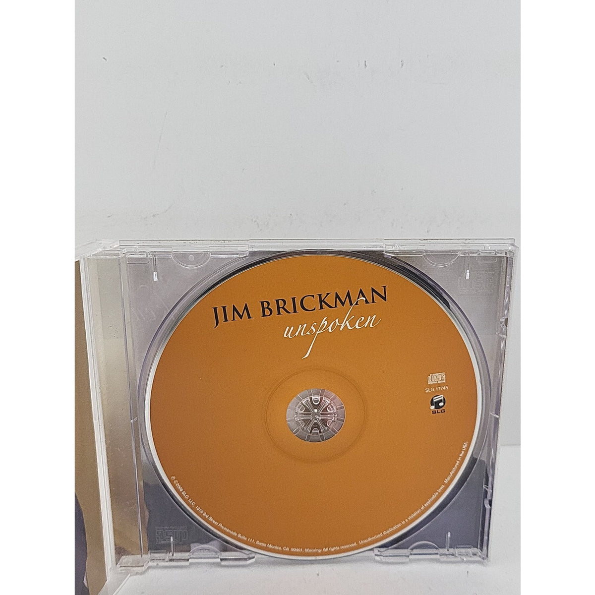 Unspoken by Jim Brickman (CD, 2008)