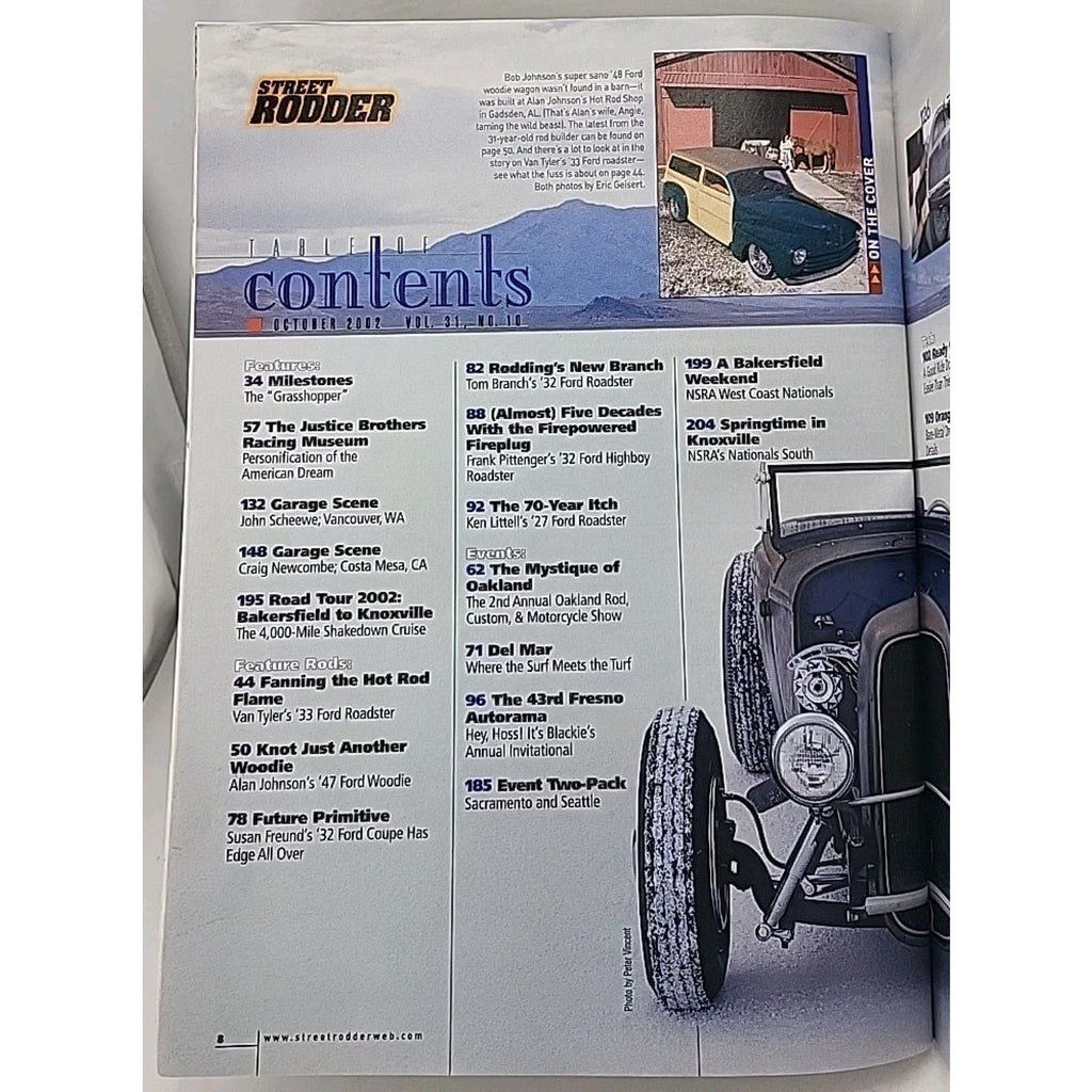 Street Rodder Magazine - October 2002 - Vol. 31 No. 10
