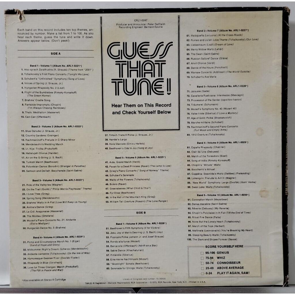 Various – Guess That Tune! (Record)