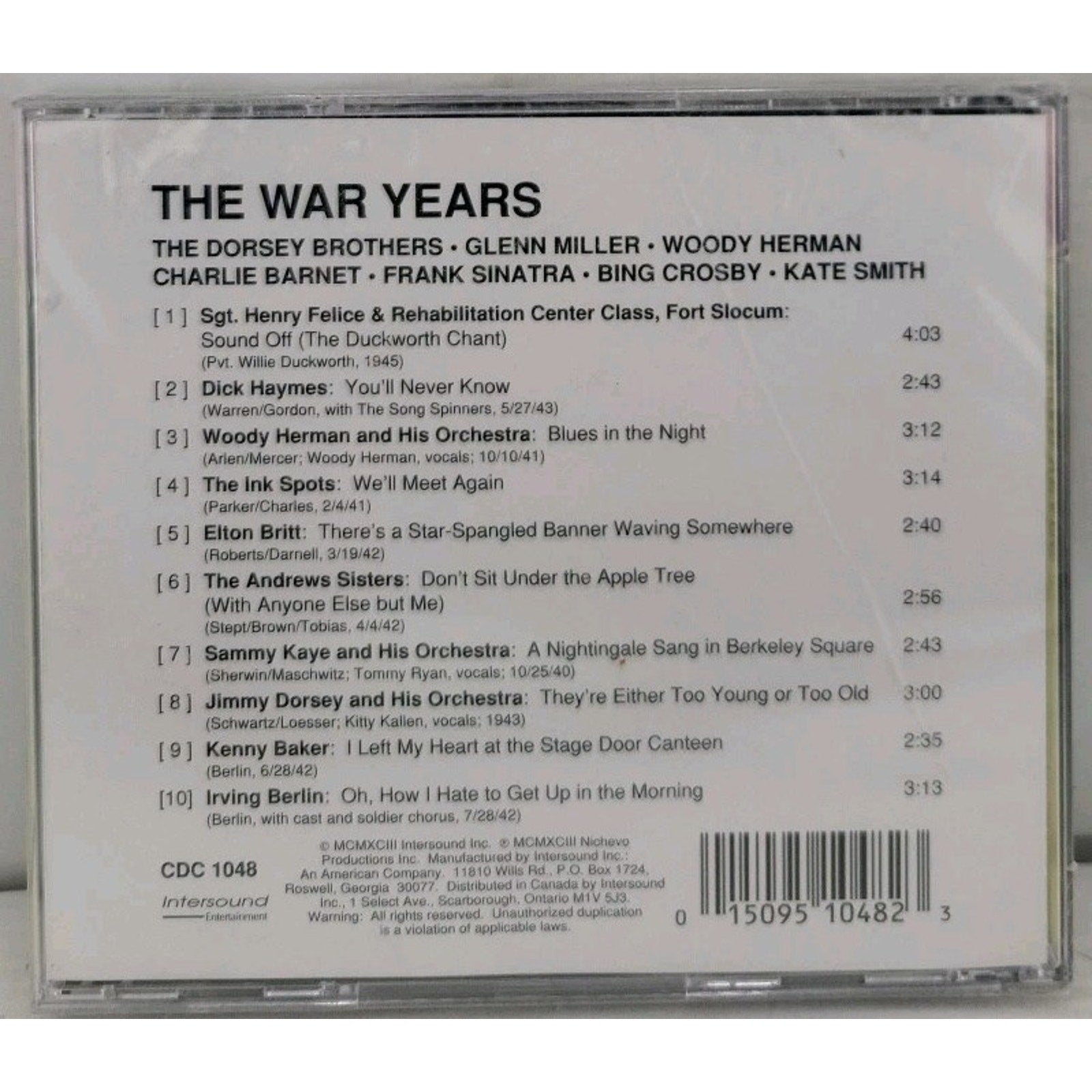 The War Years - Audio CD *Brand New*
