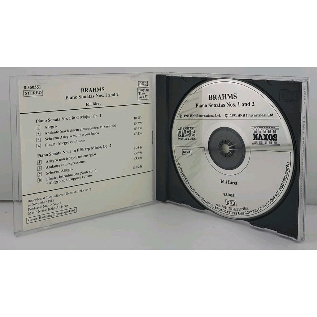 Idil Biret - Brahms: Piano Sonatas 1, 2 - Idil Biret CD