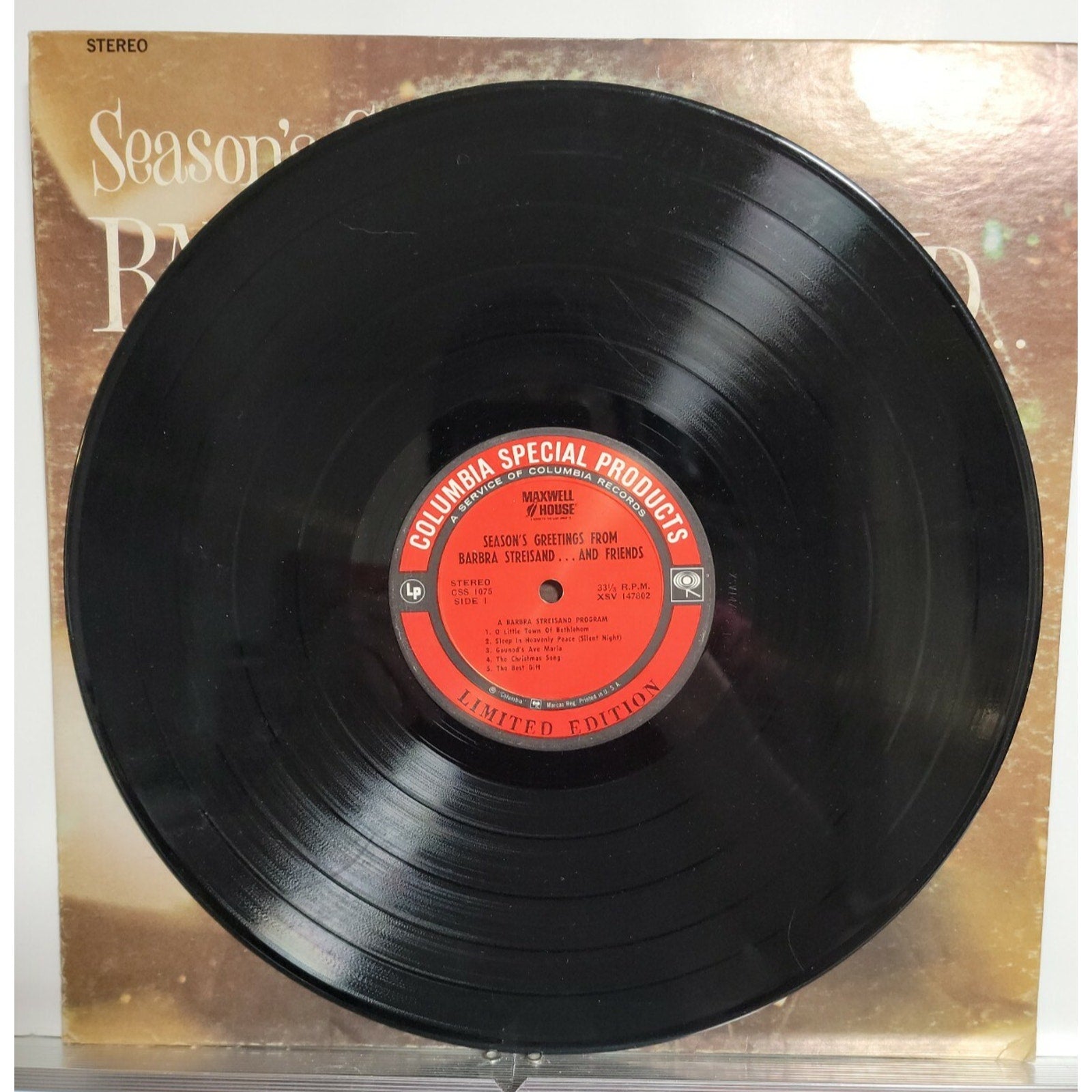 Various ‎– Season's Greetings From Barbra Streisand...And Friends (Vinyl)