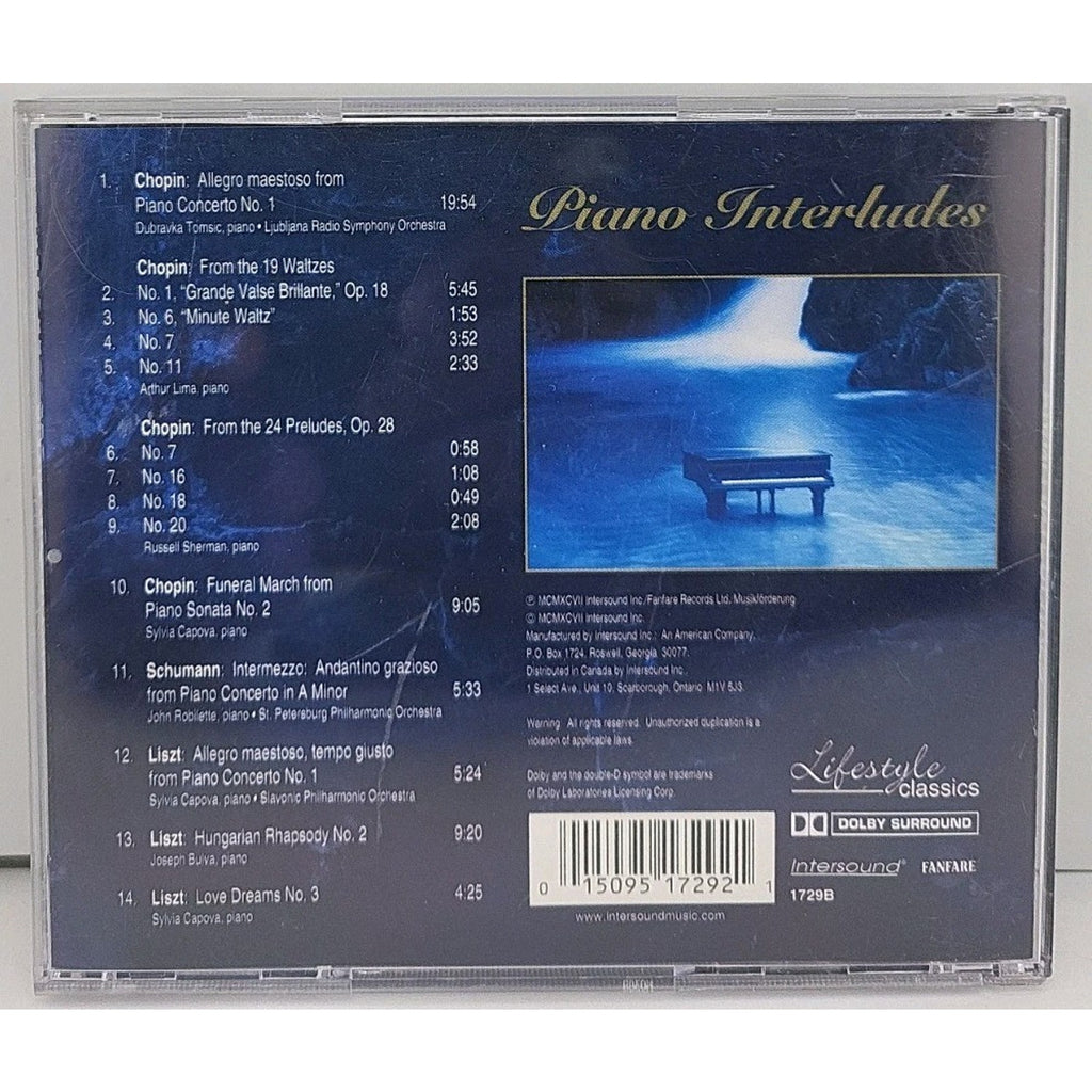 Piano Interludes by Piano Interludes (CD, 1997) *DISC B*
