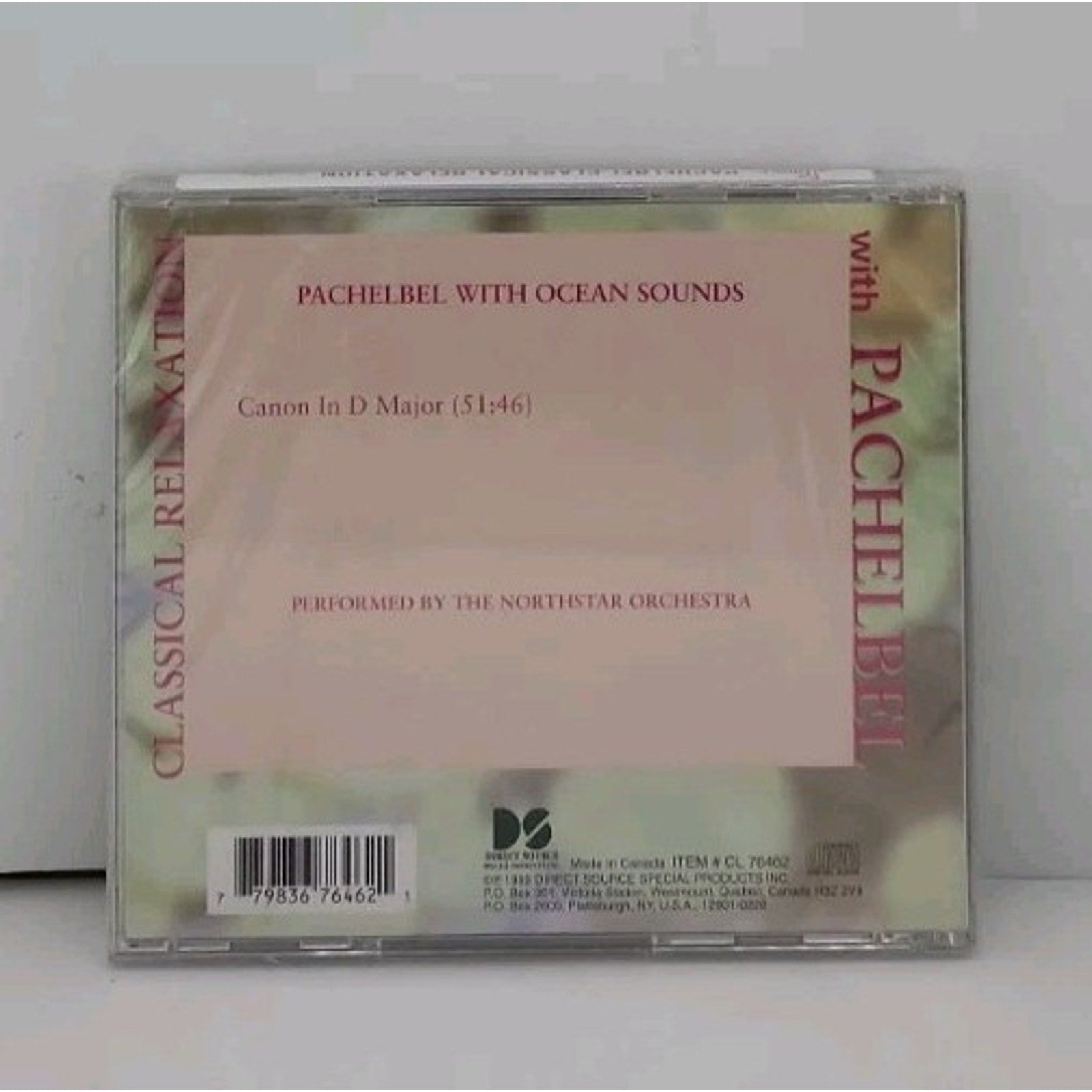 Classical Relaxation with Pach by J. Pachelbel (CD, 2000) *Brand New*