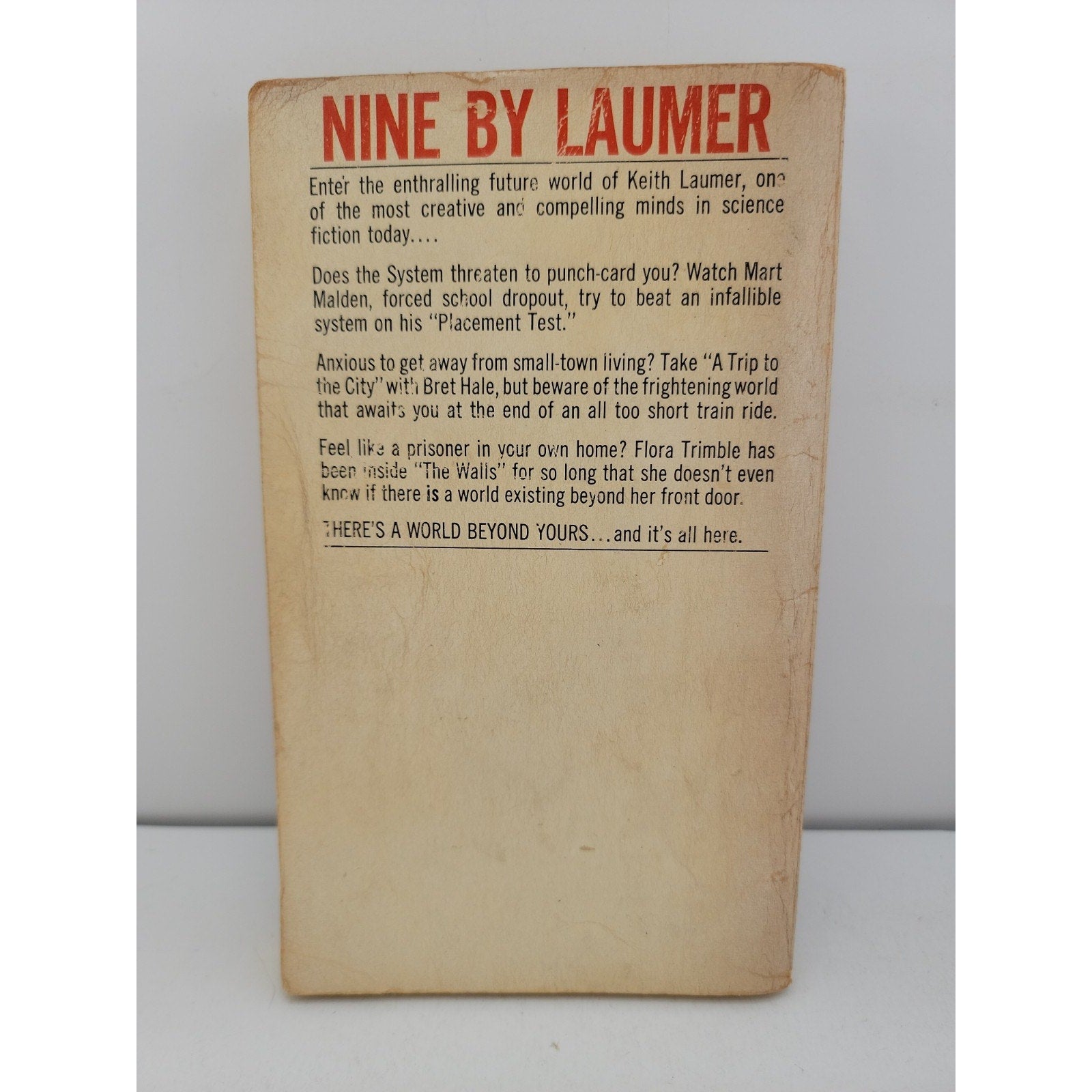 Nine by Laumer Keith Laumer 1969 Berkley Medallion Edition Science Fiction SF PB