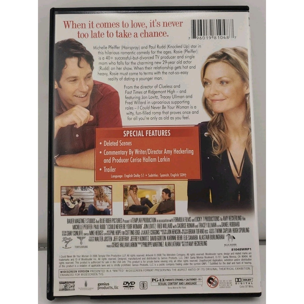 I Could Never Be Your Woman - Blockbuster Exclusive (DVD)