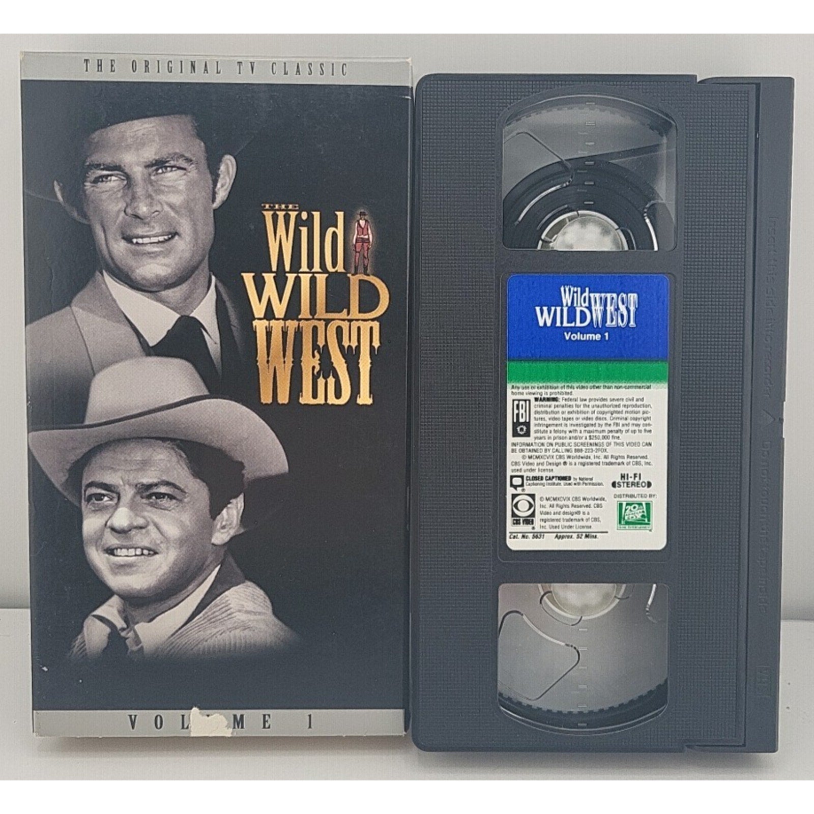 The Wild Wild West Vol. 1 (VHS, 1992)