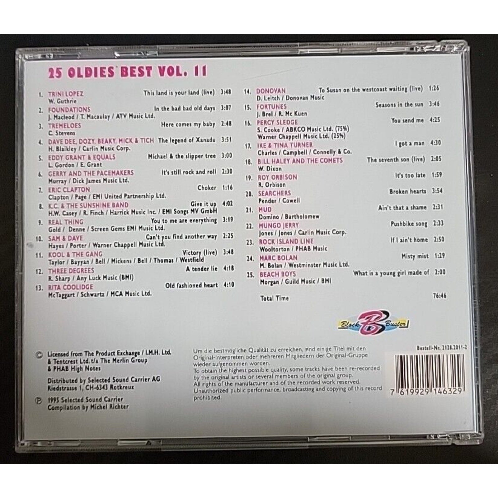 25 Oldies Best Vol. 11 CD
