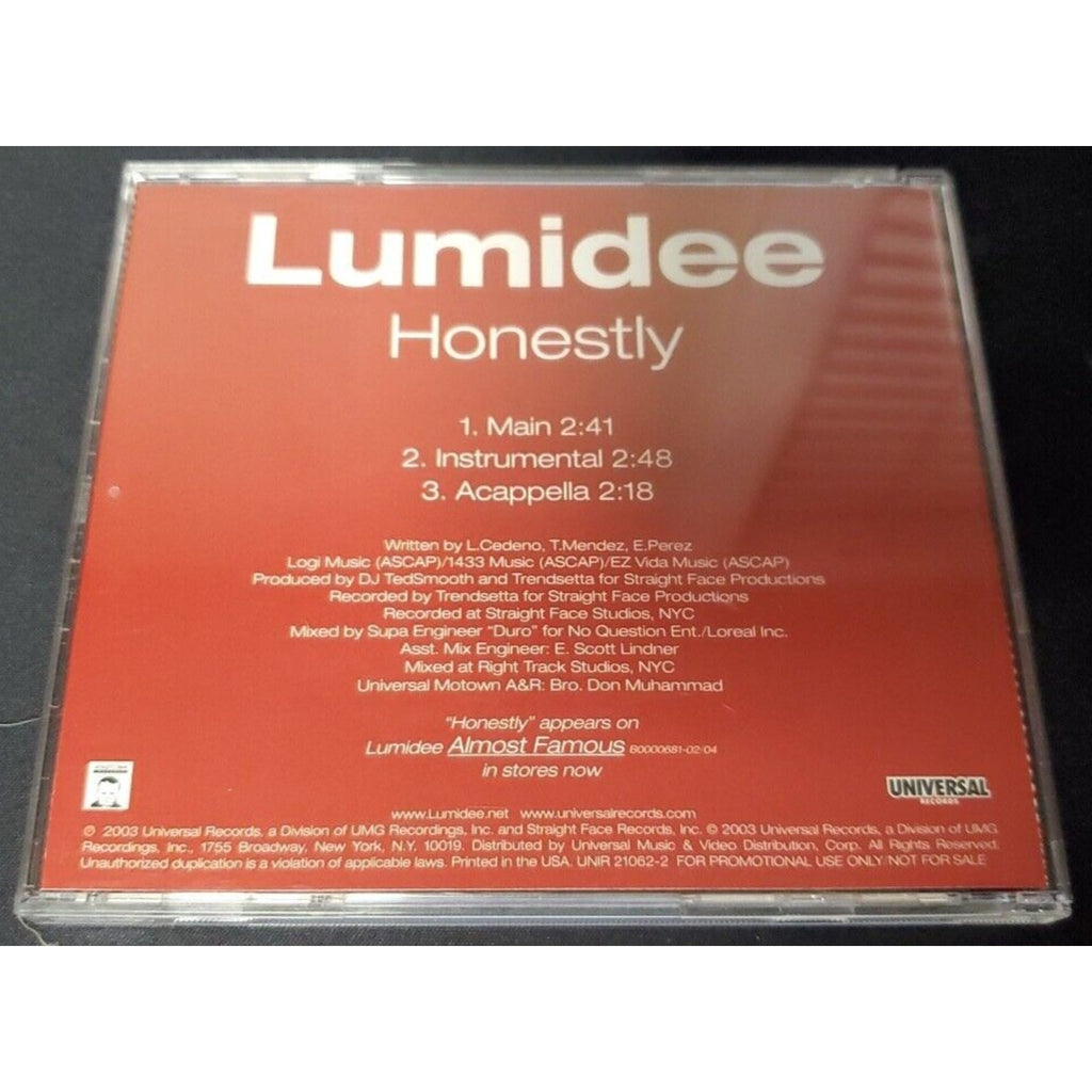 Lumidee Honestly (CD)