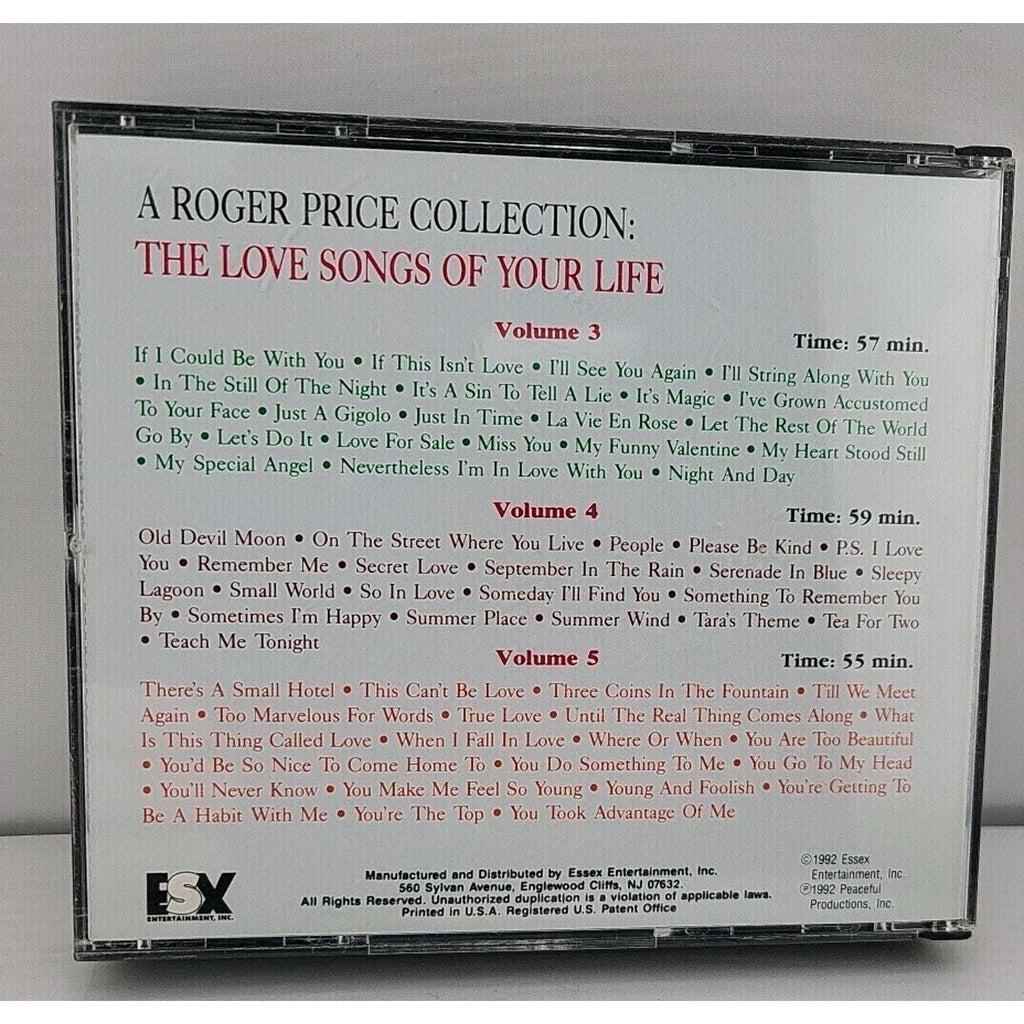 A Roger Price Collection: The Love Songs Of Your Life Vol. 3, 4, 5 CD