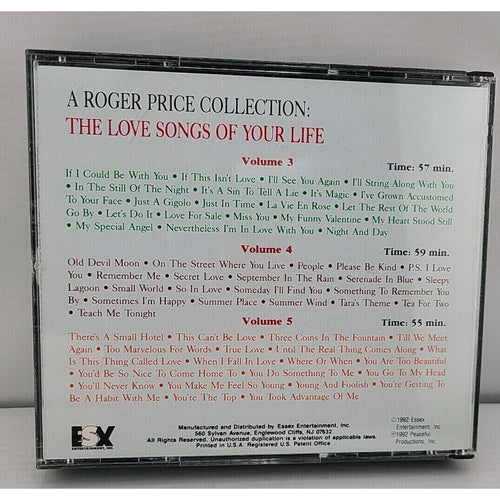A Roger Price Collection: The Love Songs Of Your Life Vol. 3, 4, 5 CD