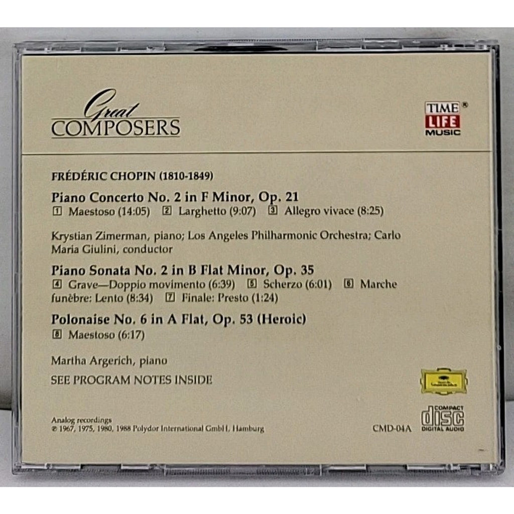 Great Composers Chopin CD