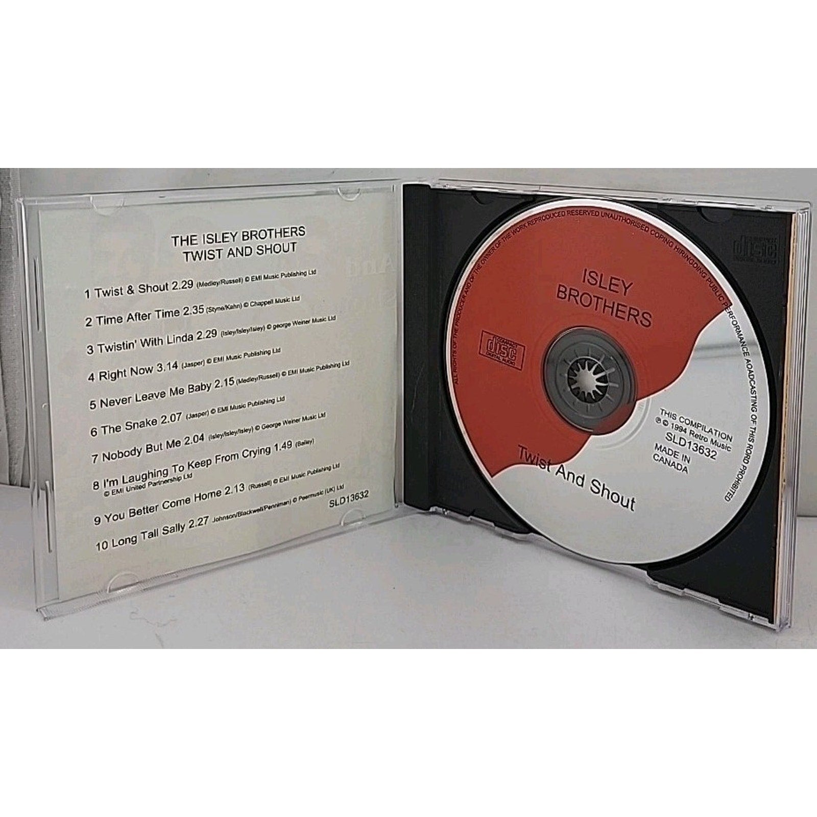 The Isley Brothers CD "Twist And Shout" 1994 Retro