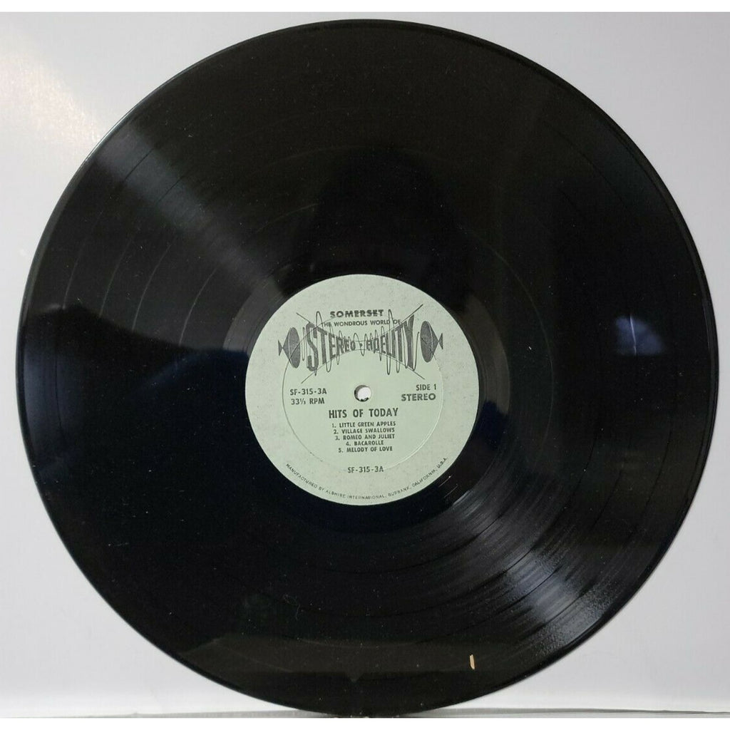 Various - Hits Of Today Vinyl (3)(Vinyl)