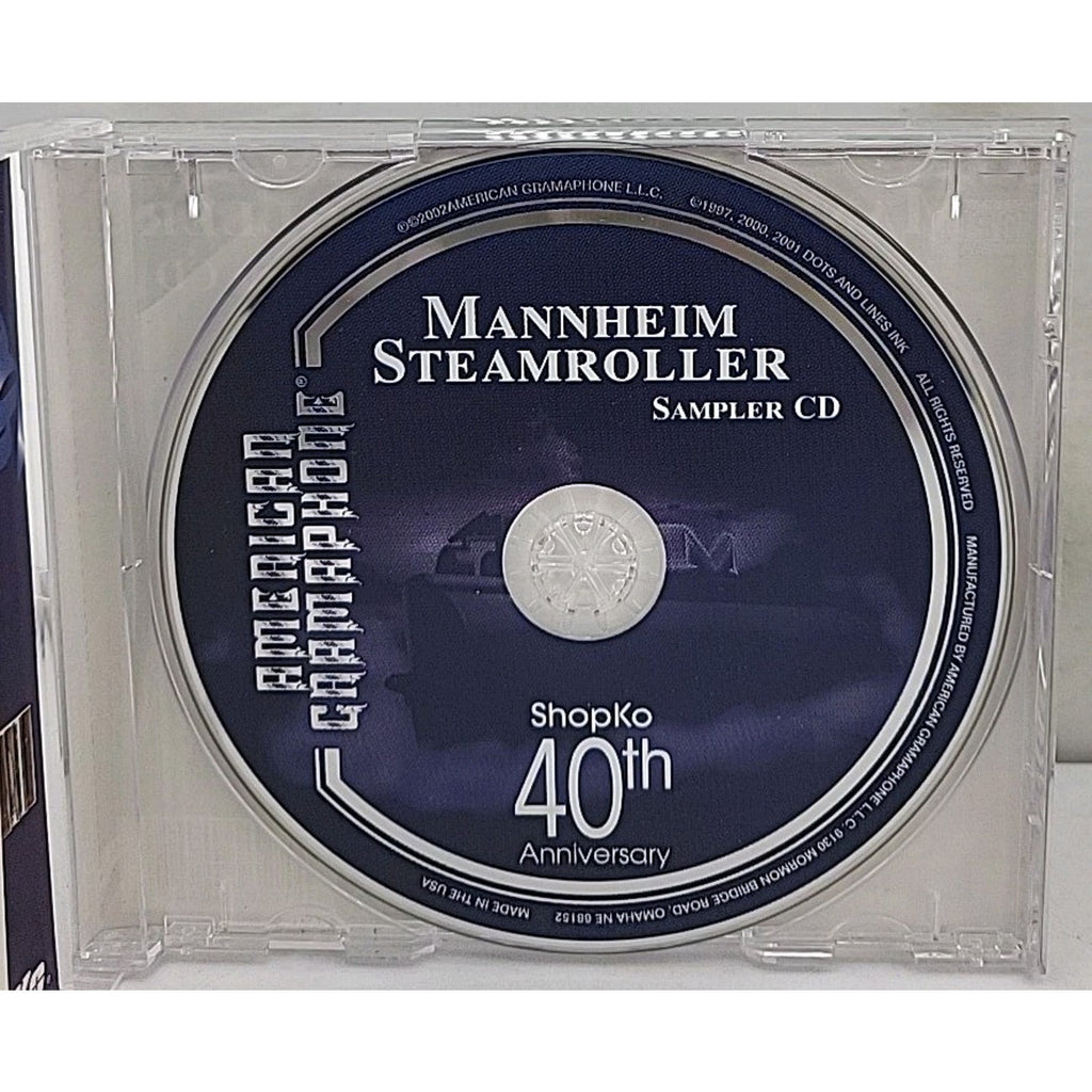 Mannheim Steamroller Sampler CD Shopko 40th Anniversary