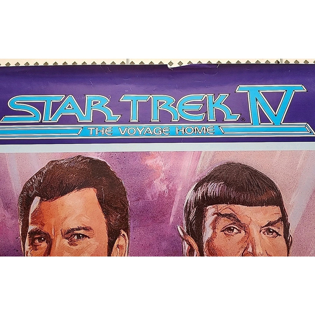 Video Store Promo Poster - Star Trek IV The Voyage Home 23X32"