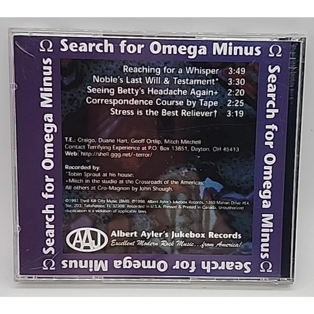 The Terrifying Experience Search For Omega Minus (CD)