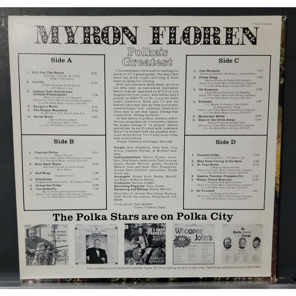 Myron Floren ‎– Polka's Greatest (Vinyl)